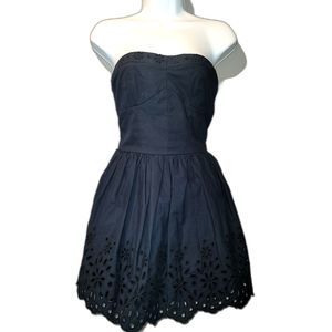 Hollister Eyelet Strapless Dress Size Medium